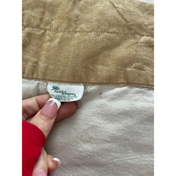 Park Design Rustic Primitive Homestead Willow Tree Tier Curtain Panel - Picture 4 of 5